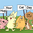 A Fun Wish On Hug Your Cat Day.