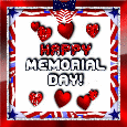 Blinking Memorial Day Wishes.