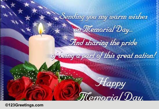My Wishes For You On Memorial Day. Free Wishes eCards, Greeting Cards