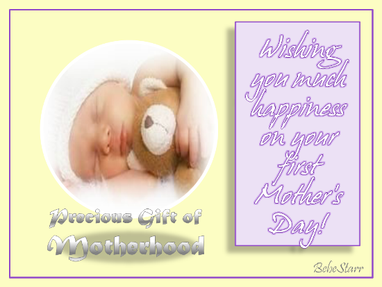 Precious Gift Of Motherhood.