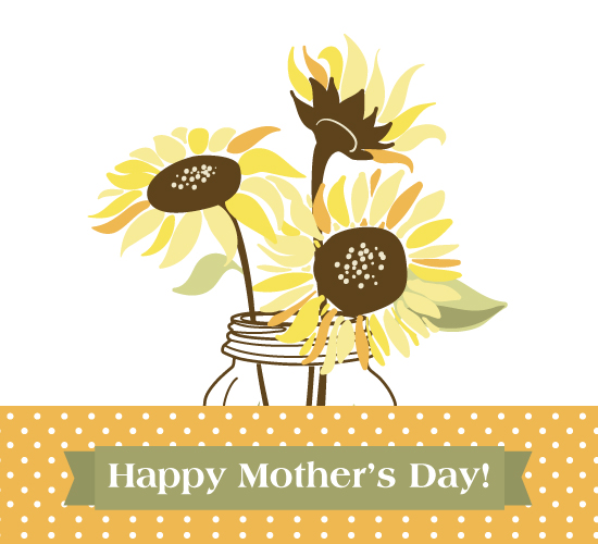 Rustic Sunflower Mother’s Day. Free Flowers eCards, Greeting Cards
