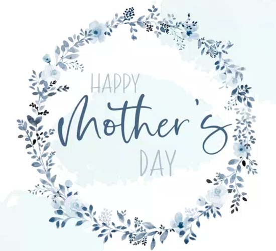 Blue Flowers Mothers Day Card Free Flowers Ecards Greetings