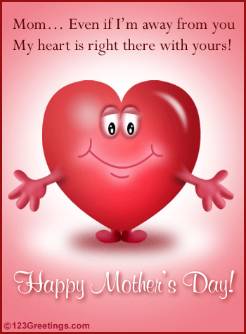 Love  Pictures on Away From Mom On Mother S Day  Free Family Ecards  Greeting Cards From