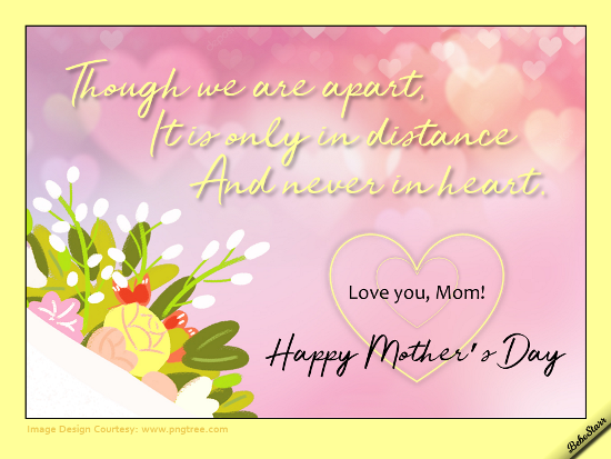 happy mothers day long distance