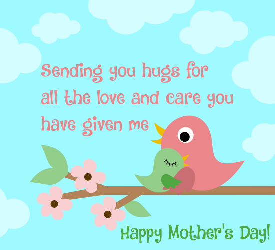 Big Hugs For Mom. Free Hugs eCards, Greeting Cards 123 Greetings