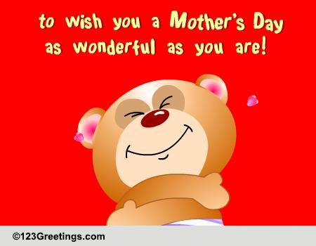 Mother S Day Hugs Cards Free Mother S Day Hugs Wishes Greeting Cards