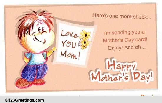 Surprise For Your Mom Free Make Her Smile eCards Greeting Cards 123 