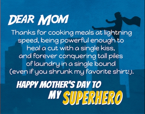 My Superhero Mom.