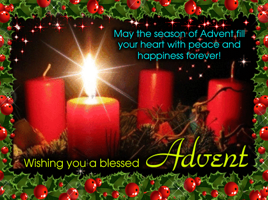 A Blessed Advent Ecard.