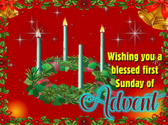 First Sunday Of Advent. Free Advent eCards, Greeting Cards | 123 Greetings