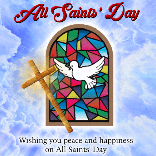 Wishing You Peace And Happiness... Free All Saints' Day eCards  123
