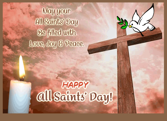Love, Joy & Peace. Free All Saints' Day eCards, Greeting Cards | 123