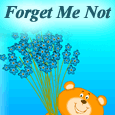 Forget Me Not Day Message.