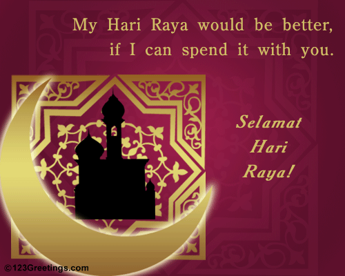 Hari Raya With You... Free Hari Raya eCards, Greeting Cards from ...