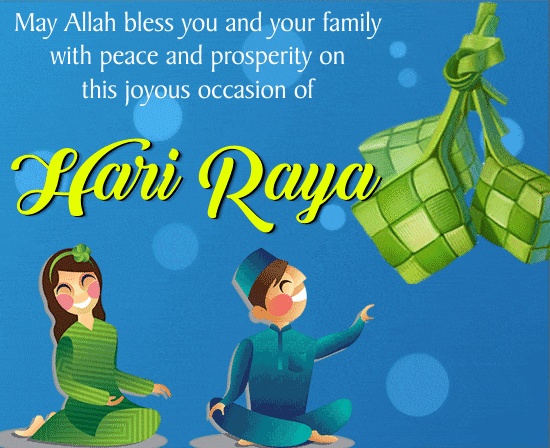 The Joyous Occasion Of Hari Raya Free Hari Raya eCards, Greeting Cards
