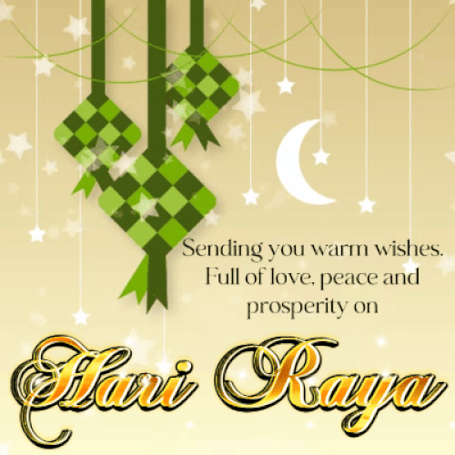 Warm Wishes To You On Hari Raya.