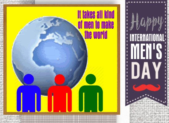Image result for Men's Day gif