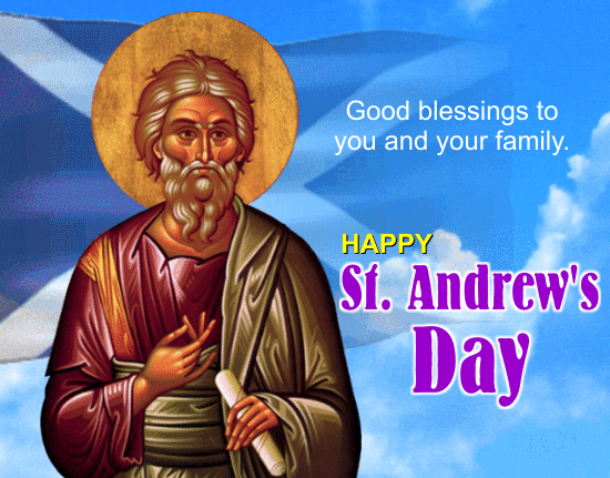 Good Blessings On St. Andrew’s Day.
