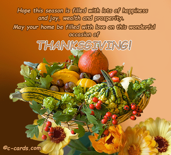 Wonderful Time Of Thanksgiving. Free Family eCards, Greeting Cards | 123  Greetings