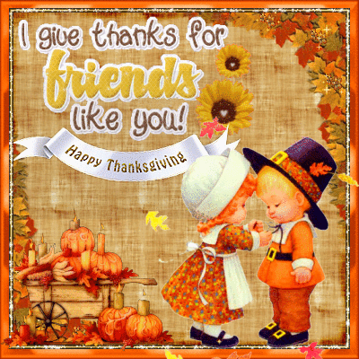 thanksgiving friends thanks give happy greetings ecards thankful quotes animated card blessings wishes 123greetings friend cards thank ecard send messages