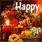 A Happy Thanksgiving Wishes Ecard.