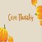 Give Thanks This Thanksgiving