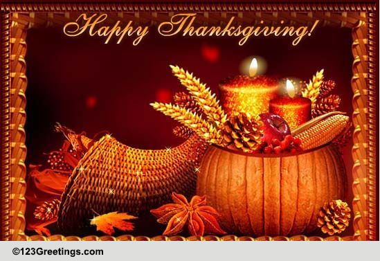 Blessed & Happy Thanksgiving! Free Happy Thanksgiving ECards | 123 ...