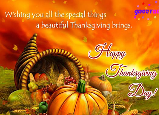 Thanksgiving Wishes For Everything! Free Happy Thanksgiving Ecards 