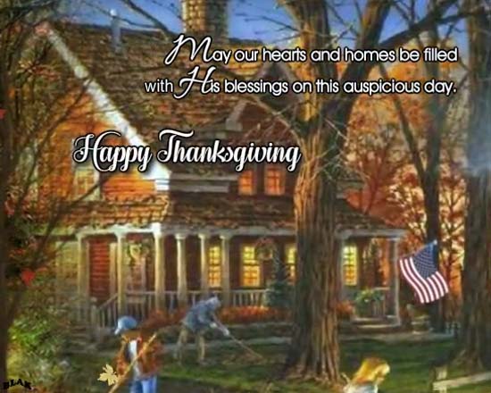 Let Us Be Thankful. Free Happy Thanksgiving eCards, Greeting Cards