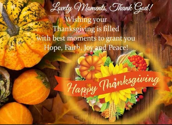 Thankful To God! Free Happy Thanksgiving eCards, Greeting Cards | 123