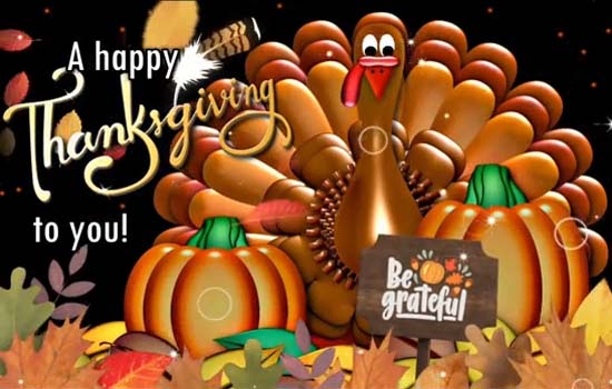 Happy Thanksgiving Ecard For You! Free Happy Thanksgiving ECards | 123 ...