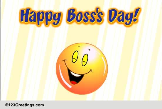 Cool Fun On Boss's Day! Free Fun Ecards, Greeting Cards 