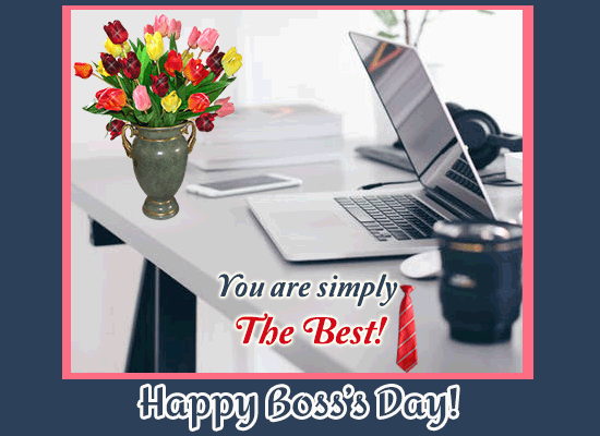 My Boss Is The Best! Free Happy Boss's Day eCards, Greeting Cards | 123