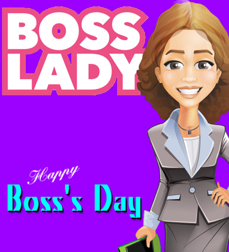 An Greeting Card For The Lady Boss.