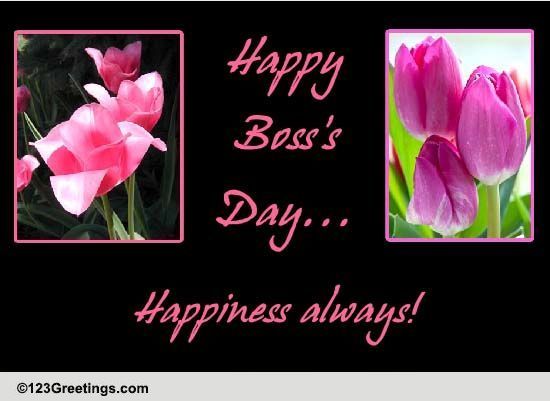 Flowers For Women Boss. Free Women Boss Ecards, Greeting Cards 