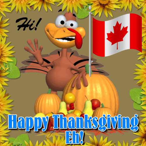 Happy Thanksgiving, Eh! Free Happy Thanksgiving eCards, Greeting Cards |  123 Greetings