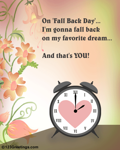 Fall Back Day Wish...