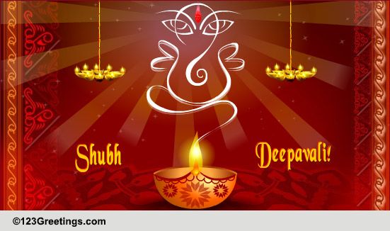 Happy Diwali! Free Diyas ECards, Greeting Cards | 123 Greetings