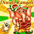 Indian Diwali Rangoli!