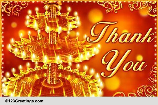 Diwali Thank You Cards Free Diwali Thank You ECards Greeting Cards