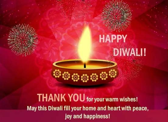 thank you for diwali gifts