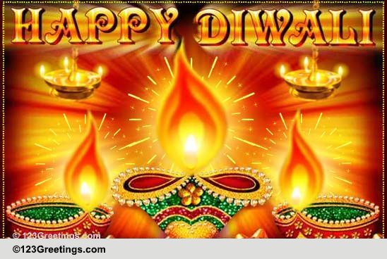 Light The Diyas! Free Happy Diwali Wishes eCards, Greeting ...