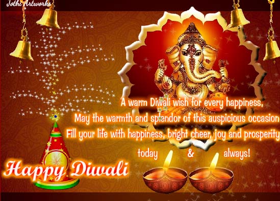 A Warm Diwali Wish! Free Happy Diwali Wishes eCards 