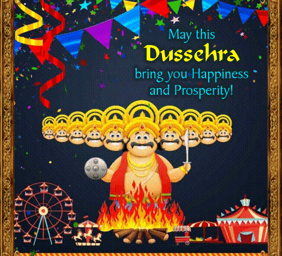 A Dussehra Greeting Ecard  For You.