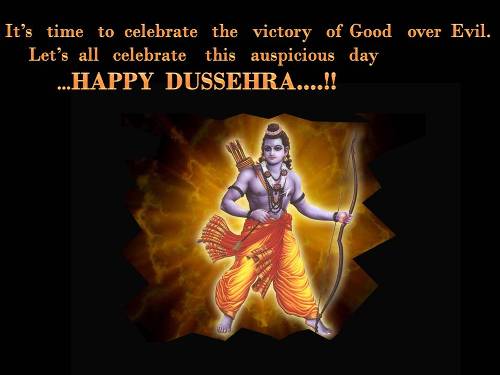 Express Your Happiness On Dussehra.