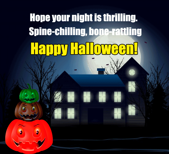 Spine-Chilling, Bone-Rattling Halloween.
