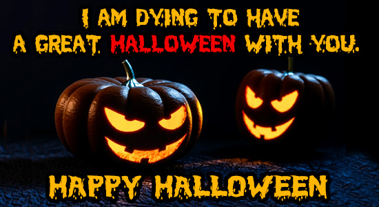 Great Halloween With You. Free Happy Halloween Messages eCards 123