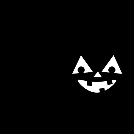 Animated Halloween Pumpkin Greeting.