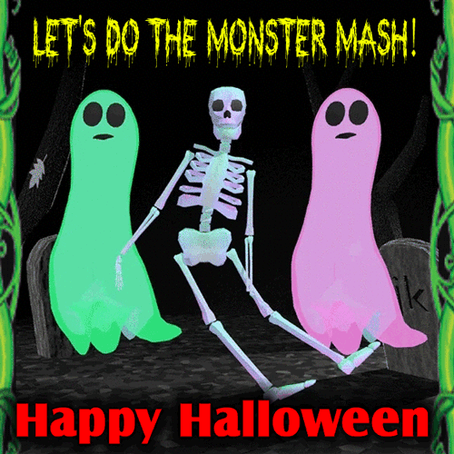 Let's Do The Monster Mash! Free Happy Halloween Messages eCards | 123  Greetings