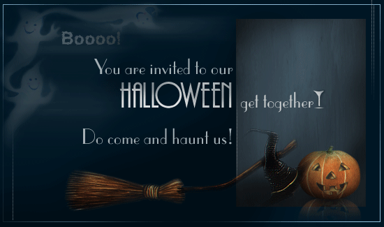 Halloween Invite! Free Ghastly Invitations eCards, Greeting Cards | 123